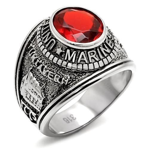 Bague chevalière acier - , us