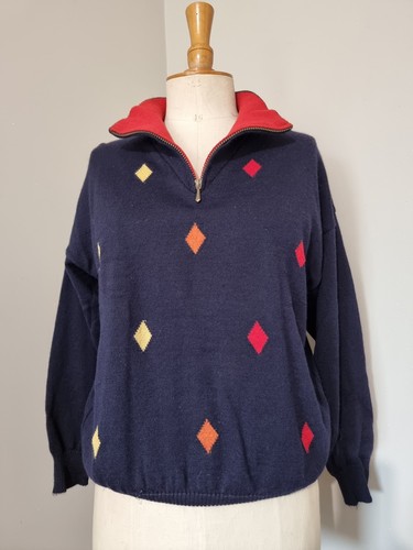 Vintage pull camionneur marine - pull,