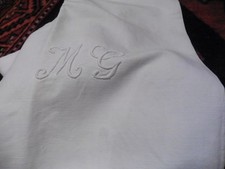 ANCIEN DRAP RUSTIQUE LIN X