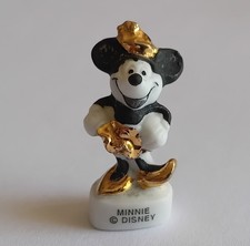 FEVE    "DISNEY MICKEY RETRO 2005 - NOIR BLANC OR" - MINNIE 1   MAT ET DORÉ
