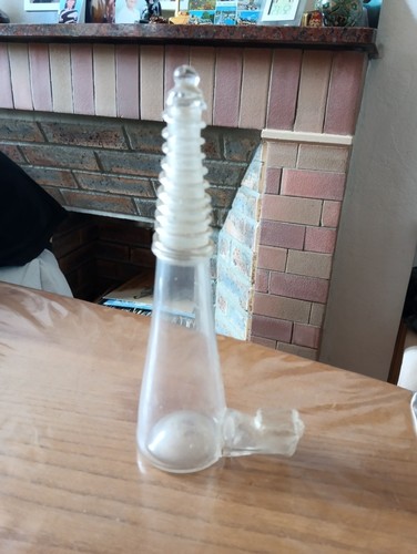 Abreuvoir oiseau verre ancien - abreuvoir,