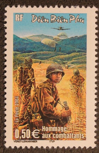 Timbre france dien bien - timbre,