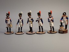 PLOMB - FIGURINES RUSSES  EN 60mm - 5 GRENADIERS EMPIRE ET NAPOLEON