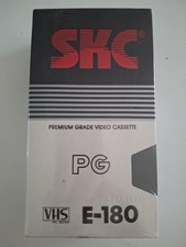 Lot 2 VHS vierges SKC Premium Grade PG E-180 – PAL SECAM – Made in Korea - NEUF