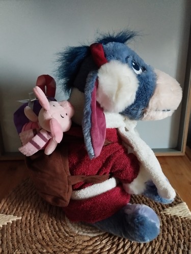 Peluche bourrique noël sac - bourrique,