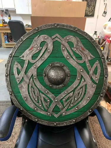 Bouclier rond médiéval