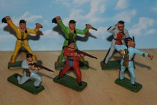 starlux 1/32 indien lot de 6 guerriers