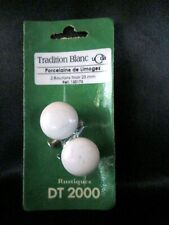 Lot 2 BOUTONS de TIROIR ronds