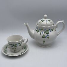 Service À Thé Johnson Brothers Théière Tasse Et Soucoupe Café Fleurs Anglais