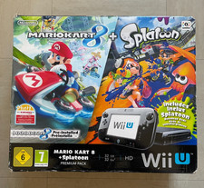 {BOÎTE VIDE} Nintendo Wii U 32 Go Mario Kart 8 + Splatoon - Premium Pack - Noir