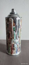 bombe de peinture money art unique signée serie chrome
