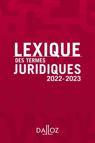 Lexique des termes juridiques