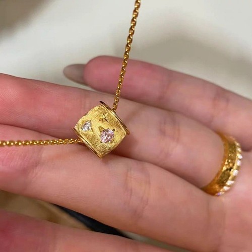 Collier contemporain acier - collier,