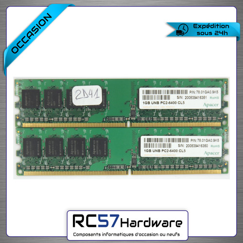 Mémoire ddr2 apacer 2gb - apacer,