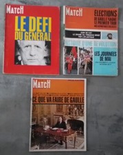 PARIS MATCH-GÉNÉRAL DE GAULLE-3 EXEMPLAIRES