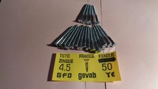 VIS A BOIS ZING DEMI FRAISEE TETE FENDUE 4.5 X 50 - LOT DE 20 UNIT -  S/BL -