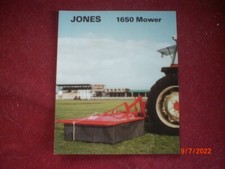 PROSPECTUS   PUBLICITAIRE   FAUCHEUSE   ROTATIVE   2 TAMBOURS   JONES 1650   UK