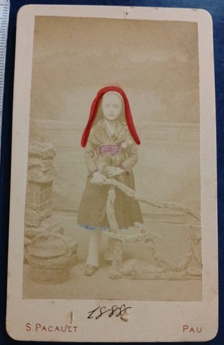 Enfant 1888 cdv colorisé - enfant,