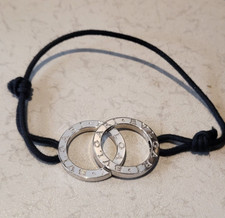 BRACELET BVLGARI  ANNEAUX  ARGENT