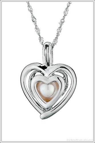 Pick pearl double - pick, heart