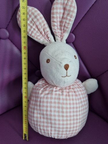 Doudou lapin rose ajena ancien - ajena,