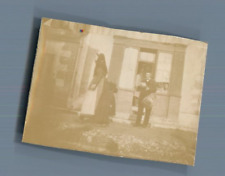 Le garde champêtre bat le tambour Vintage citrate print.  Tirage citrate  4x