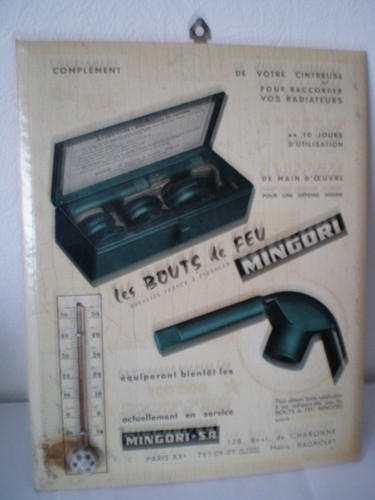 Ancien glocoide publicitaire - ancien,