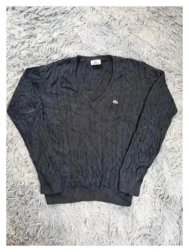 Pull lacoste vintage torsadé - lacoste,
