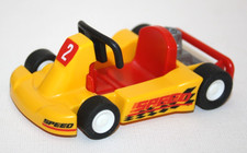 PLAYMOBIL 4442 KART JAUNE ET ROUGE GO KART VOITURE DE COURSE