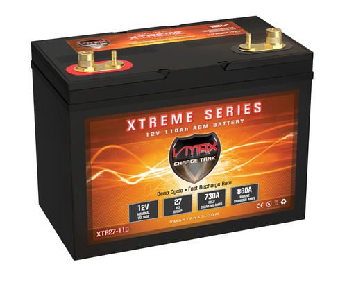 Vmax xtr27 110 12v 110ah - 12v,
