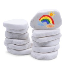 ® Lot de 12 pierres plates à