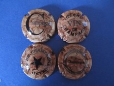 lot de 4 capsules de champagne