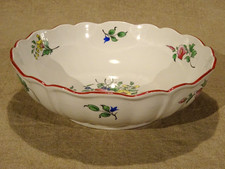 Saladier rond faïence