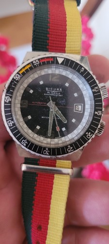 Montre plongée vintage - plongée, sicura