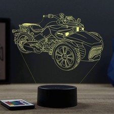Lampe illusion 3D moto Can-Am