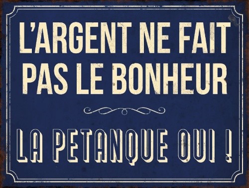 Plaque argent fait pas le - fait,