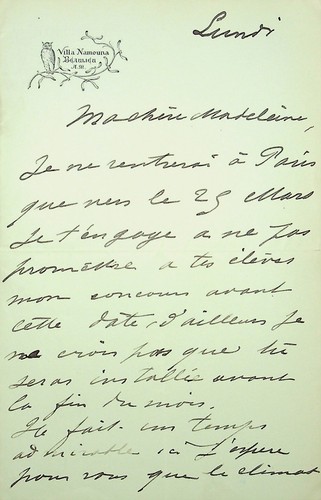 S henri gervex peintre - ✒, l.a.s