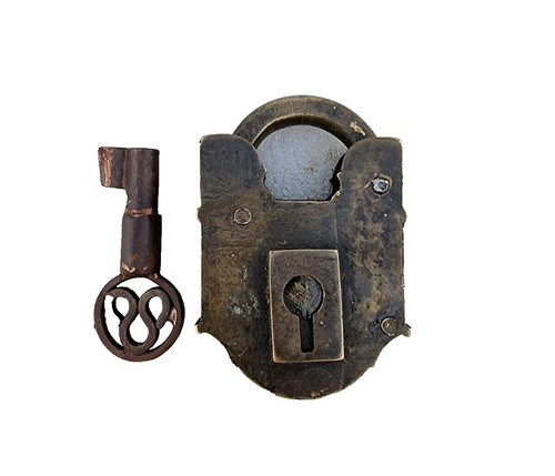 Verrou pad vintage ancien - à,