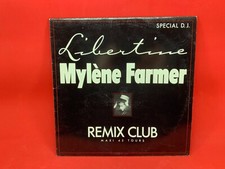 Mylène Farmer - Libertine - Maxi 45 Tours « Remix Club » France  Disque vinyle