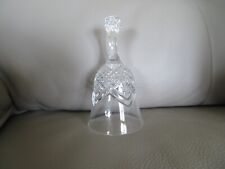 Clochette de table ou de service en cristal taillé