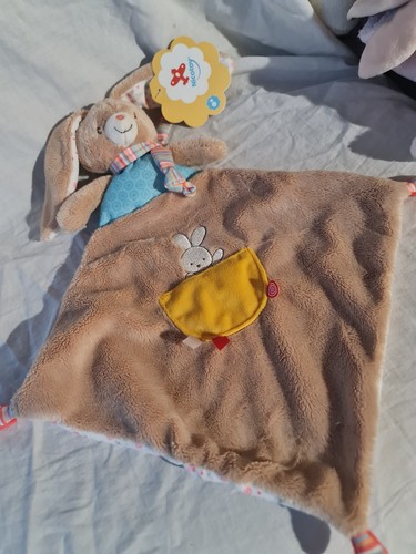 Doudou plat nicotoy lapin - plat,
