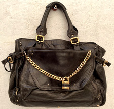 * Chloé Paddington * grand sac à main en cuir vintage bag