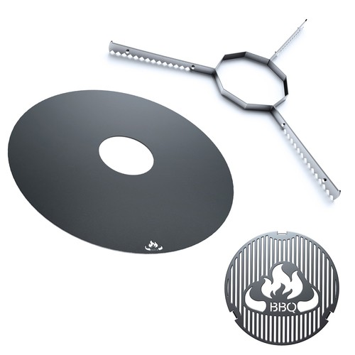 Grill set teilig grillring - grill,