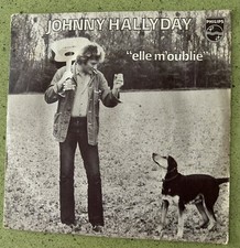 Johnny HALLYDAY Elle m'oublie 45 tours Vinyle