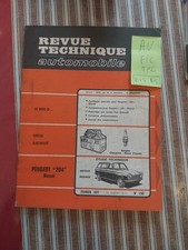 revue technique PEUGEOT 204 diesel break 1255 cm3 indenor rta 204 1.3 D 5cv