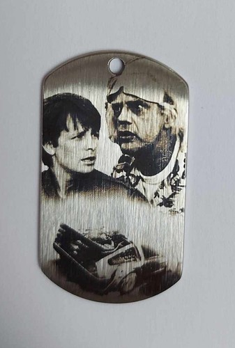 Médaille pendentif acier - médaille,