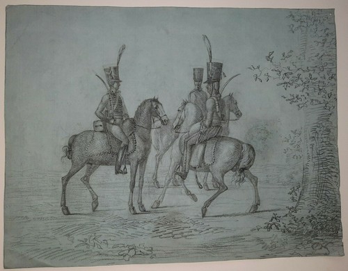 Hussards napoleoniens cheval - hussards,