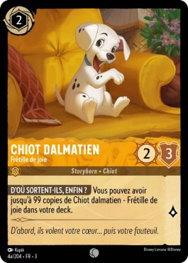 Lorcana chiot dalmatien - lorcana,