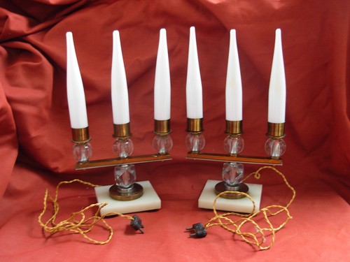 Paire lampes art deco - art, 3