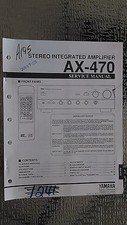 yamaha ax-470 service manual